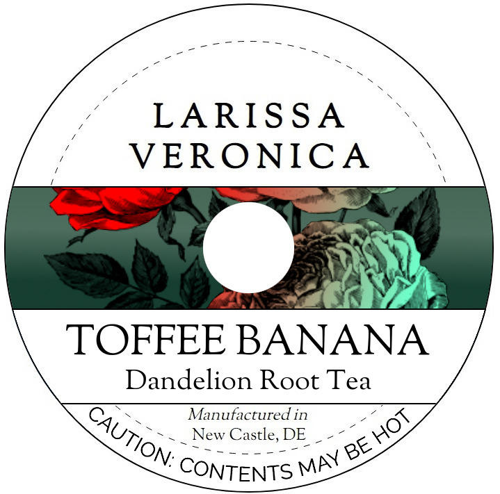 Toffee Banana Dandelion Root Tea <BR>(Single Serve K-Cup Pods)