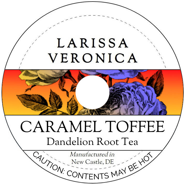Caramel Toffee Dandelion Root Tea <BR>(Single Serve K-Cup Pods)