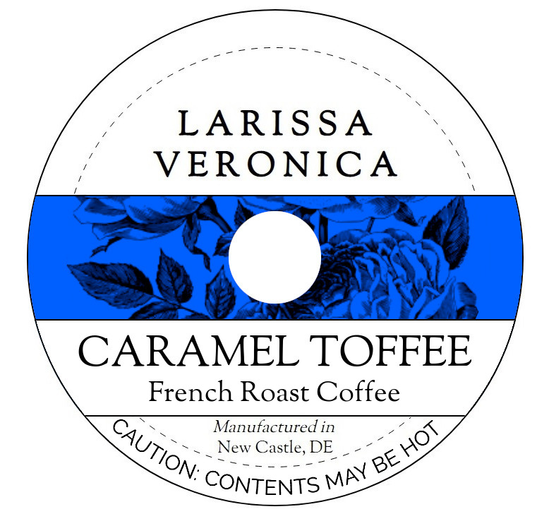 Caramel Toffee French Roast Coffee <BR>(Single Serve K-Cup Pods)