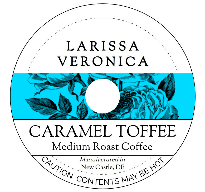 Caramel Toffee Medium Roast Coffee <BR>(Single Serve K-Cup Pods)