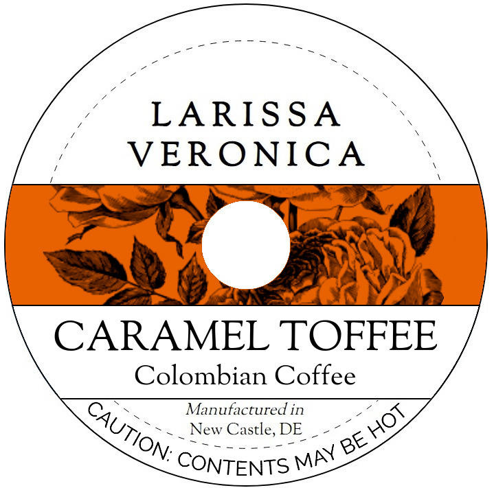 Caramel Toffee Colombian Coffee <BR>(Single Serve K-Cup Pods)