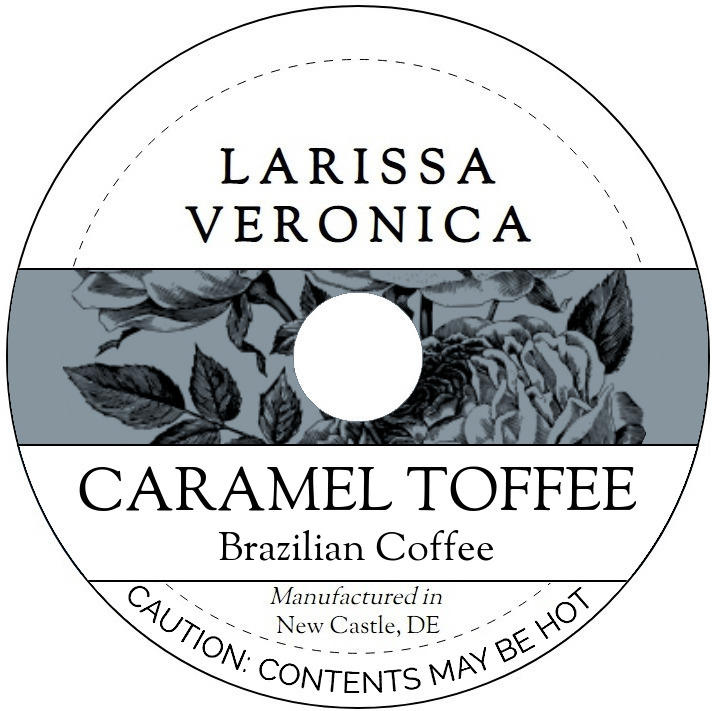 Caramel Toffee Brazilian Coffee <BR>(Single Serve K-Cup Pods)