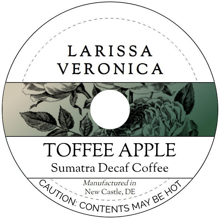 Toffee Apple Sumatra Decaf Coffee <BR>(Single Serve K-Cup Pods)