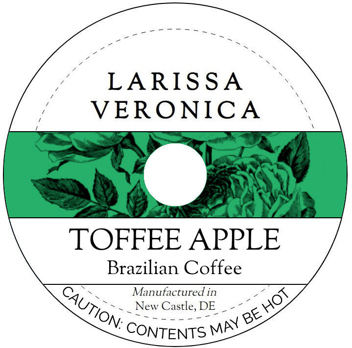 Toffee Apple Brazilian Coffee <BR>(Single Serve K-Cup Pods)