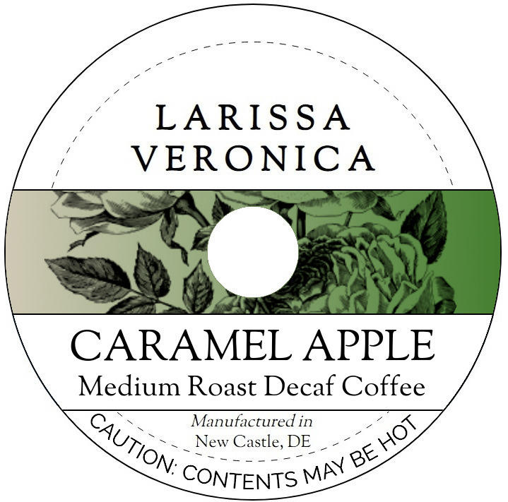 Caramel Apple Medium Roast Decaf Coffee <BR>(Single Serve K-Cup Pods)