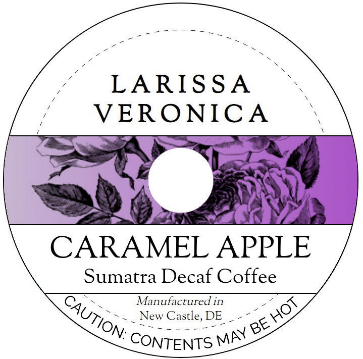 Caramel Apple Sumatra Decaf Coffee <BR>(Single Serve K-Cup Pods)
