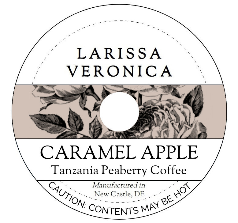 Caramel Apple Tanzania Peaberry Coffee <BR>(Single Serve K-Cup Pods)