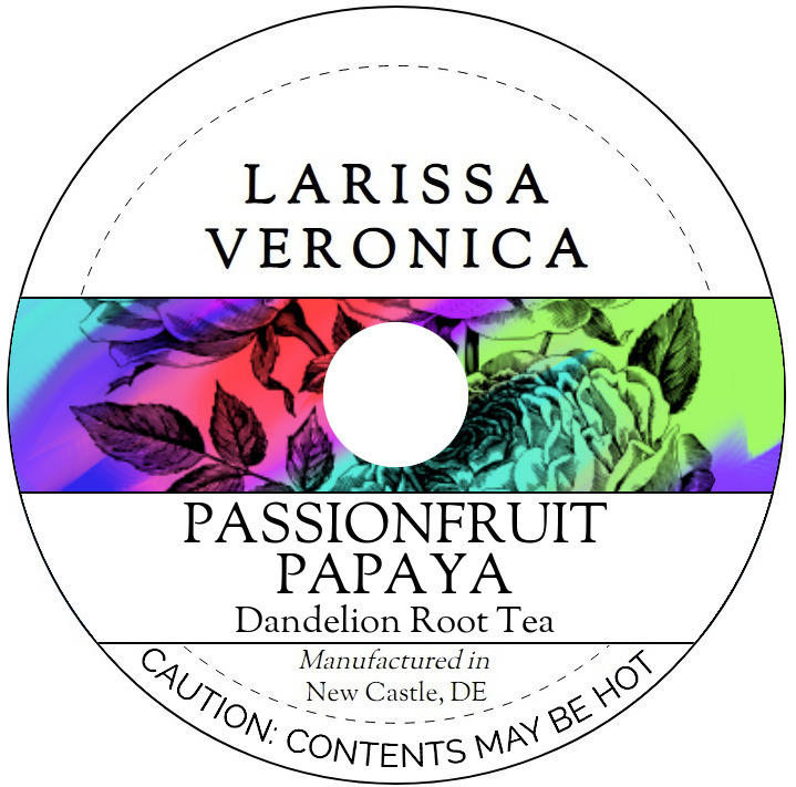 Passionfruit Papaya Dandelion Root Tea <BR>(Single Serve K-Cup Pods)