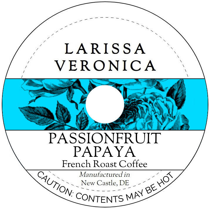 Passionfruit Papaya French Roast Coffee <BR>(Single Serve K-Cup Pods)