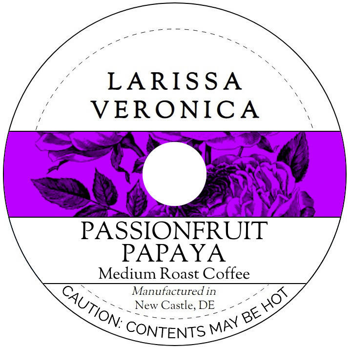 Passionfruit Papaya Medium Roast Coffee <BR>(Single Serve K-Cup Pods)