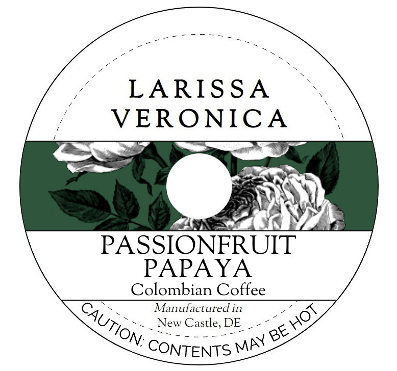 Passionfruit Papaya Colombian Coffee <BR>(Single Serve K-Cup Pods)