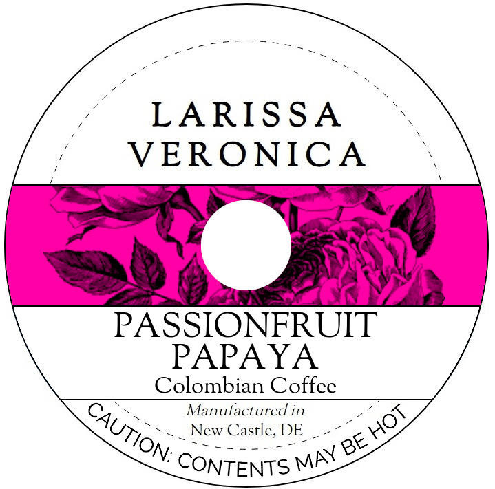 Passionfruit Papaya Colombian Coffee <BR>(Single Serve K-Cup Pods)