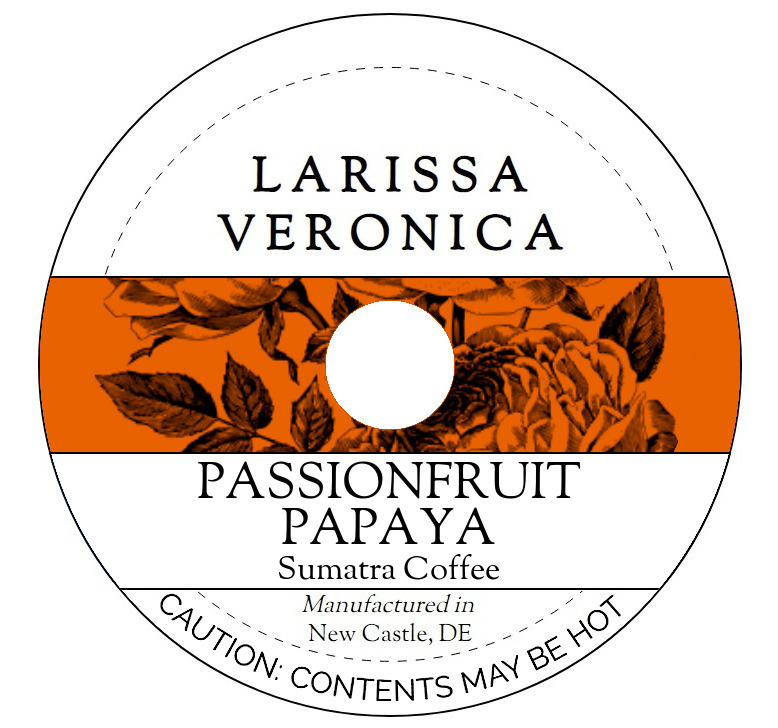 Passionfruit Papaya Sumatra Coffee <BR>(Single Serve K-Cup Pods)