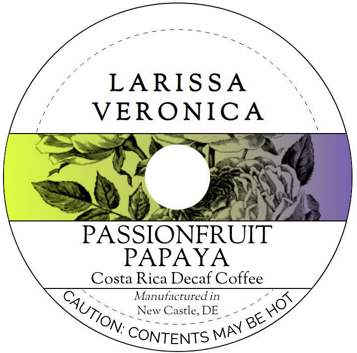 Passionfruit Papaya Costa Rica Decaf Coffee <BR>(Single Serve K-Cup Pods)