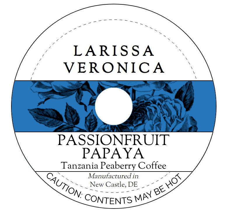 Passionfruit Papaya Tanzania Peaberry Coffee <BR>(Single Serve K-Cup Pods)