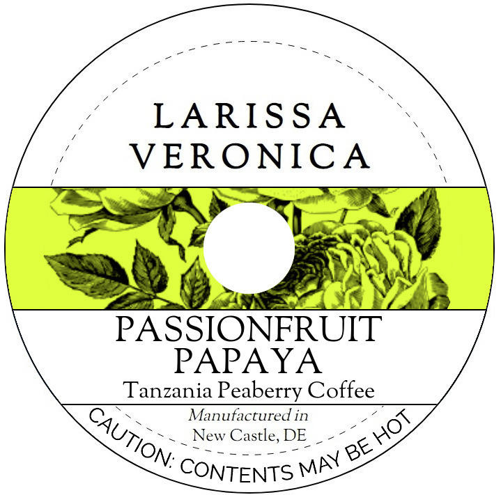 Passionfruit Papaya Tanzania Peaberry Coffee <BR>(Single Serve K-Cup Pods)