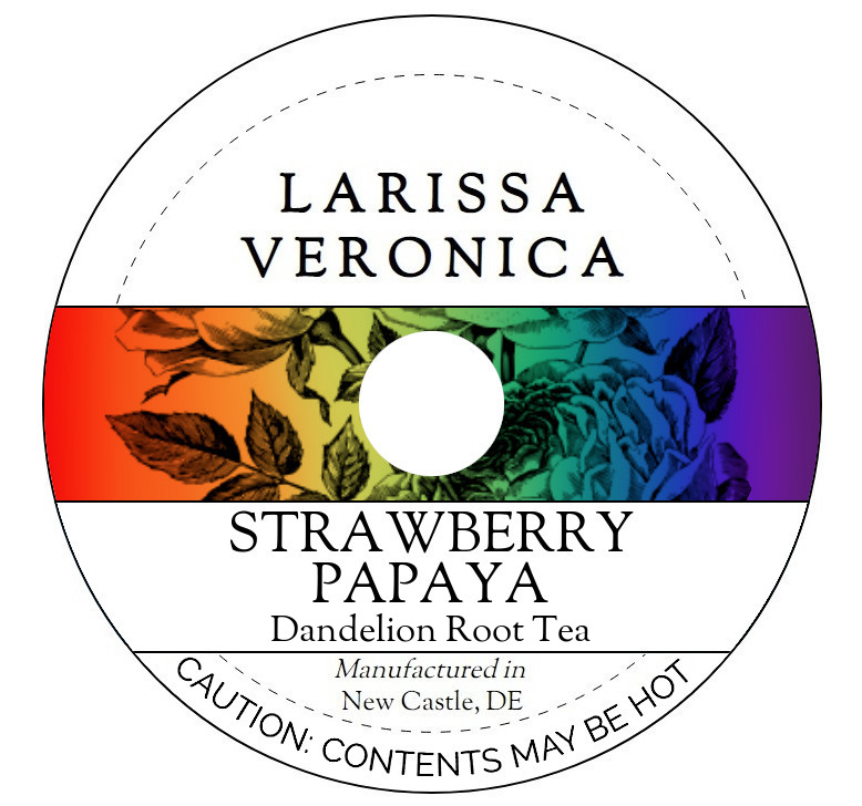 Strawberry Papaya Dandelion Root Tea <BR>(Single Serve K-Cup Pods)