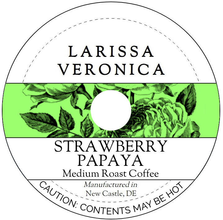 Strawberry Papaya Medium Roast Coffee <BR>(Single Serve K-Cup Pods)