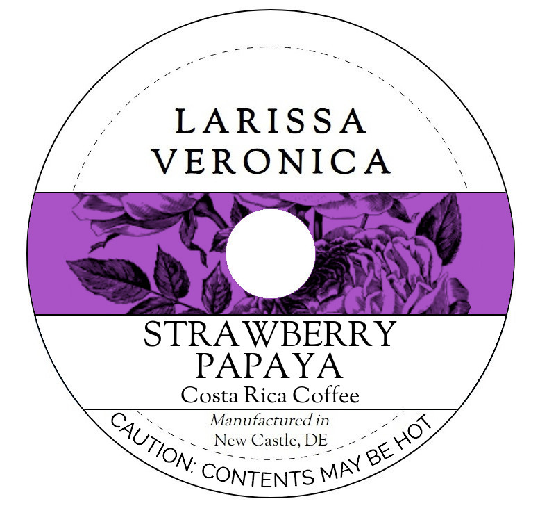 Strawberry Papaya Costa Rica Coffee <BR>(Single Serve K-Cup Pods)