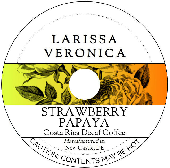 Strawberry Papaya Costa Rica Decaf Coffee <BR>(Single Serve K-Cup Pods)