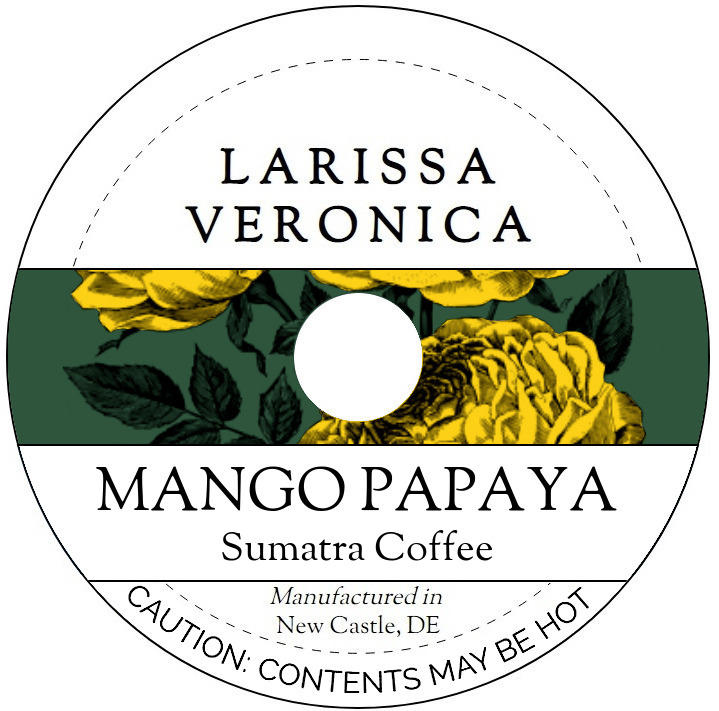 Mango Papaya Sumatra Coffee <BR>(Single Serve K-Cup Pods)