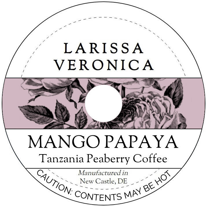 Mango Papaya Tanzania Peaberry Coffee <BR>(Single Serve K-Cup Pods)