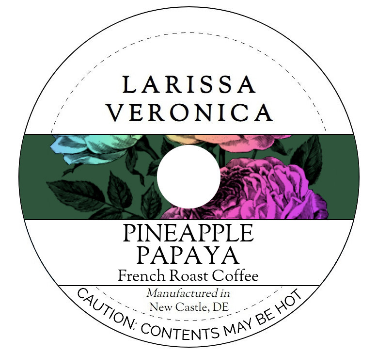 Pineapple Papaya French Roast Coffee <BR>(Single Serve K-Cup Pods)
