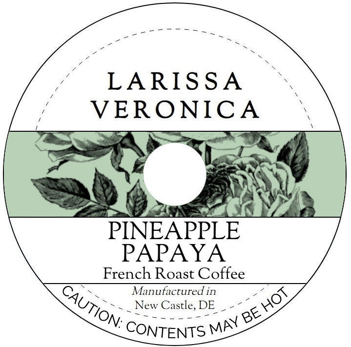 Pineapple Papaya French Roast Coffee <BR>(Single Serve K-Cup Pods)