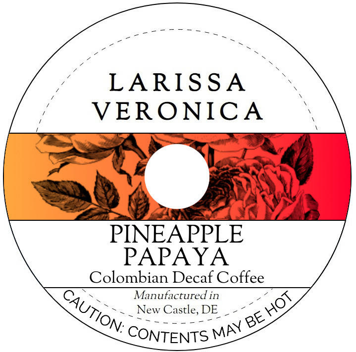 Pineapple Papaya Colombian Decaf Coffee <BR>(Single Serve K-Cup Pods)