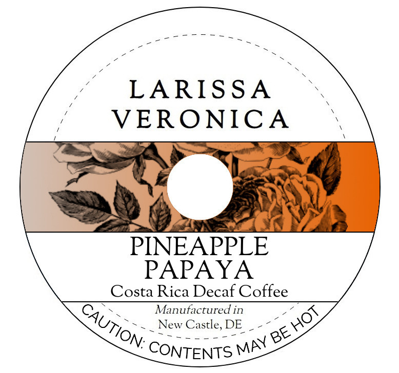 Pineapple Papaya Costa Rica Decaf Coffee <BR>(Single Serve K-Cup Pods)