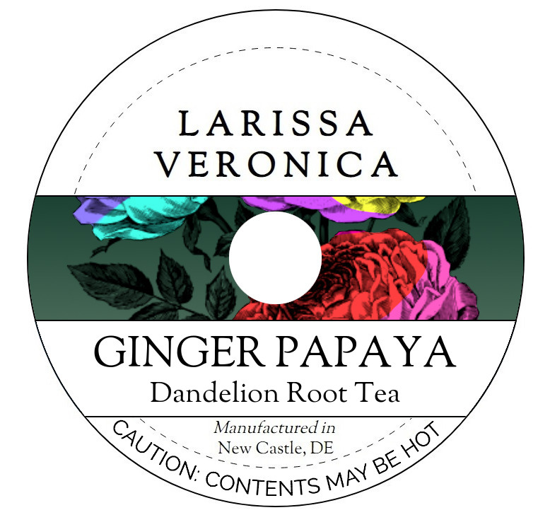 Ginger Papaya Dandelion Root Tea <BR>(Single Serve K-Cup Pods)