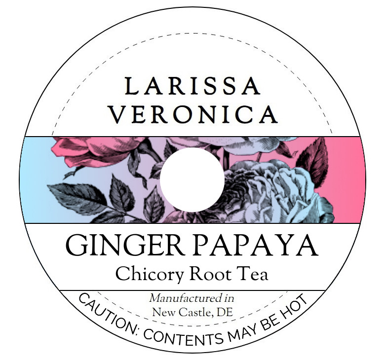 Ginger Papaya Chicory Root Tea <BR>(Single Serve K-Cup Pods)