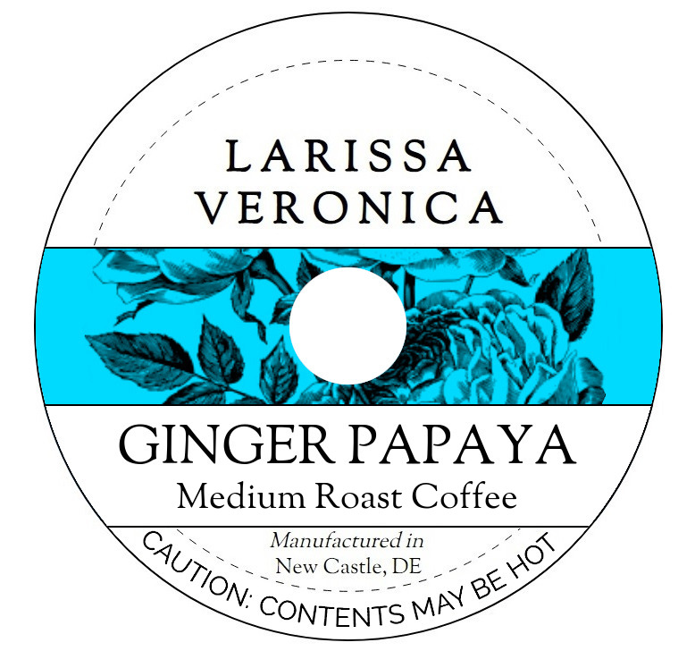 Ginger Papaya Medium Roast Coffee <BR>(Single Serve K-Cup Pods)