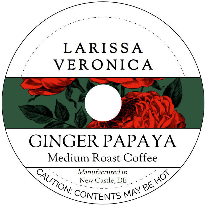 Ginger Papaya Medium Roast Coffee <BR>(Single Serve K-Cup Pods)