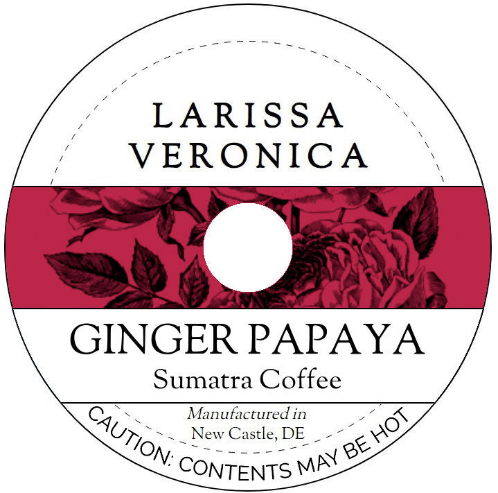 Ginger Papaya Sumatra Coffee <BR>(Single Serve K-Cup Pods)