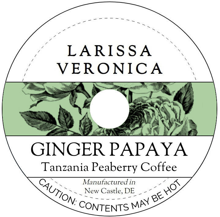 Ginger Papaya Tanzania Peaberry Coffee <BR>(Single Serve K-Cup Pods)