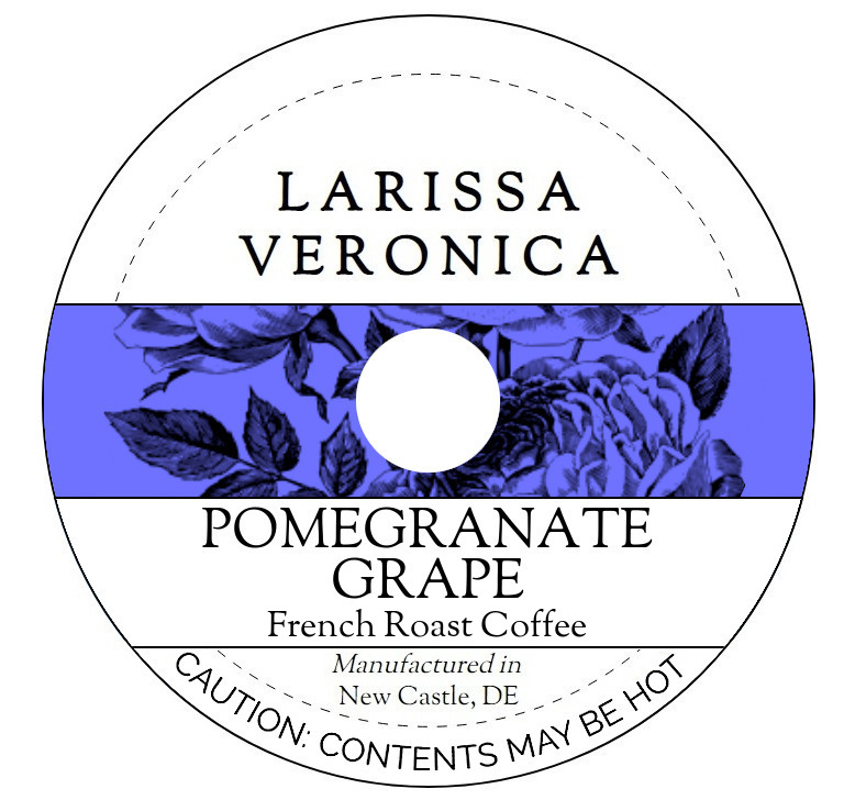 Pomegranate Grape French Roast Coffee <BR>(Single Serve K-Cup Pods)