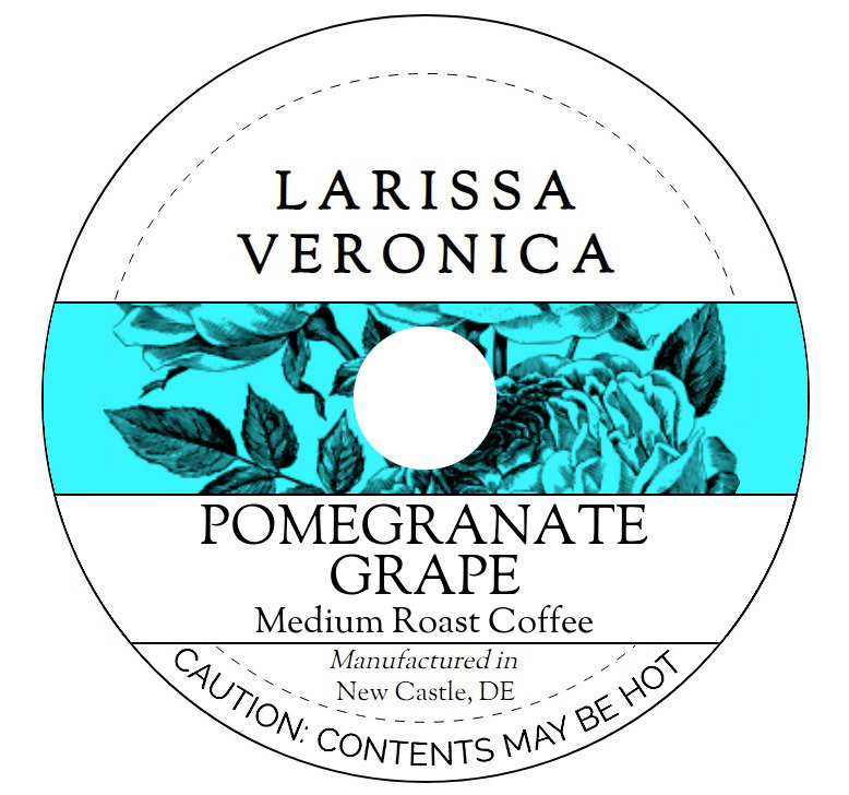 Pomegranate Grape Medium Roast Coffee <BR>(Single Serve K-Cup Pods)