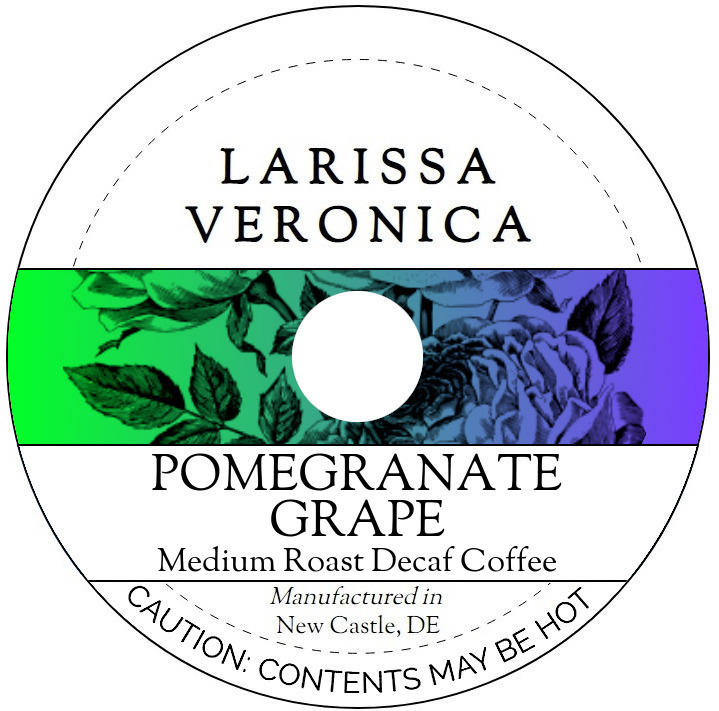 Pomegranate Grape Medium Roast Decaf Coffee <BR>(Single Serve K-Cup Pods)