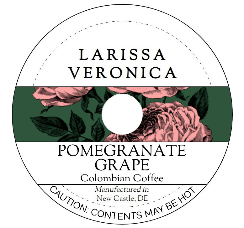 Pomegranate Grape Colombian Coffee <BR>(Single Serve K-Cup Pods)