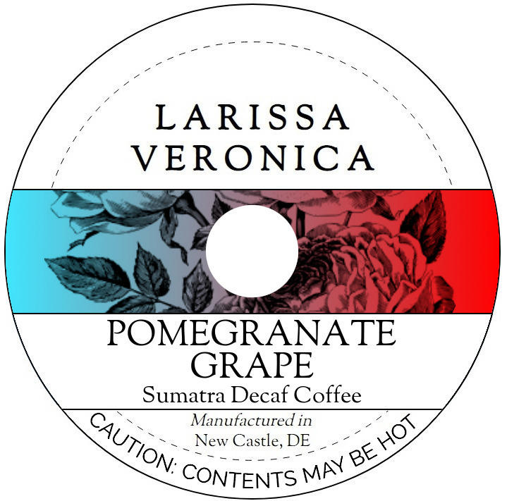 Pomegranate Grape Sumatra Decaf Coffee <BR>(Single Serve K-Cup Pods)