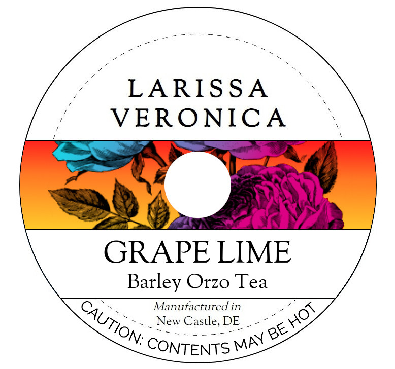Grape Lime Barley Orzo Tea <BR>(Single Serve K-Cup Pods)