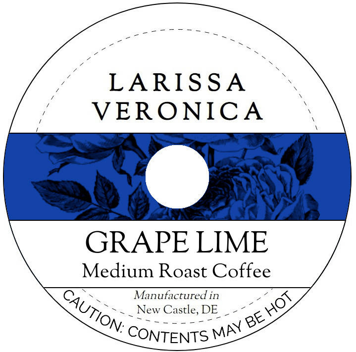 Grape Lime Medium Roast Coffee <BR>(Single Serve K-Cup Pods)