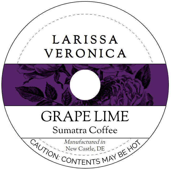 Grape Lime Sumatra Coffee <BR>(Single Serve K-Cup Pods)