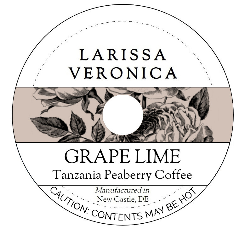 Grape Lime Tanzania Peaberry Coffee <BR>(Single Serve K-Cup Pods)