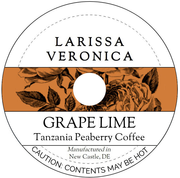 Grape Lime Tanzania Peaberry Coffee <BR>(Single Serve K-Cup Pods)
