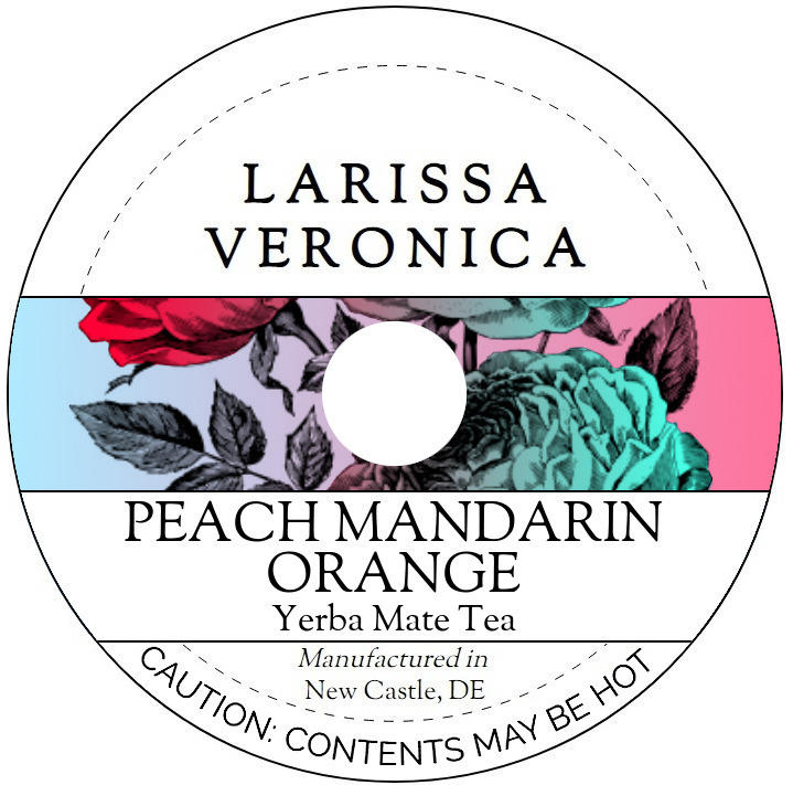 Peach Mandarin Orange Yerba Mate Tea <BR>(Single Serve K-Cup Pods)