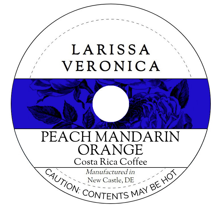 Peach Mandarin Orange Costa Rica Coffee <BR>(Single Serve K-Cup Pods)