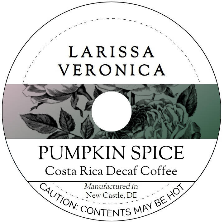 Pumpkin Spice Costa Rica Decaf Coffee <BR>(Single Serve K-Cup Pods)