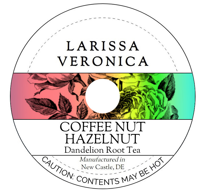 Coffee Nut Hazelnut Dandelion Root Tea <BR>(Single Serve K-Cup Pods)